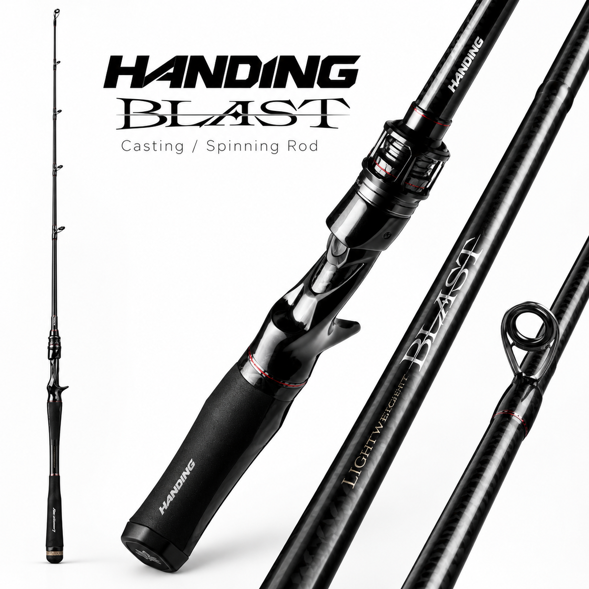 HANDING Blast – Caña Spinning/Casting T1100 Fuji
