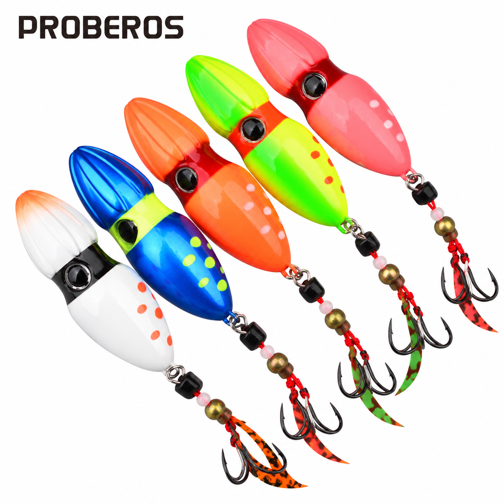 Jig Deslizante Tipo Calabaza – Luminoso con Falda