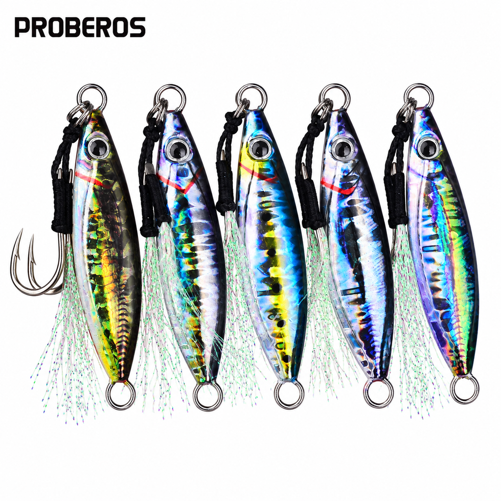 Jig Metálico Fast Sinking – Pack 5 uds.