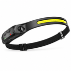 Linterna Frontal LED COB Recargable – 1200 mAh