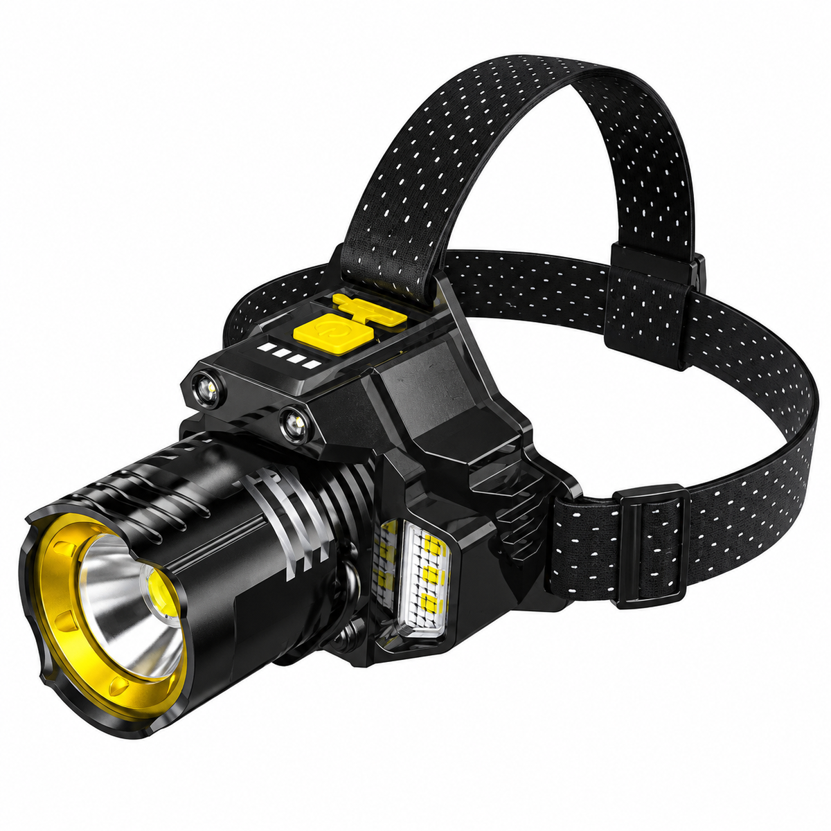 Linterna Frontal LED COB con Sensor de Movimiento