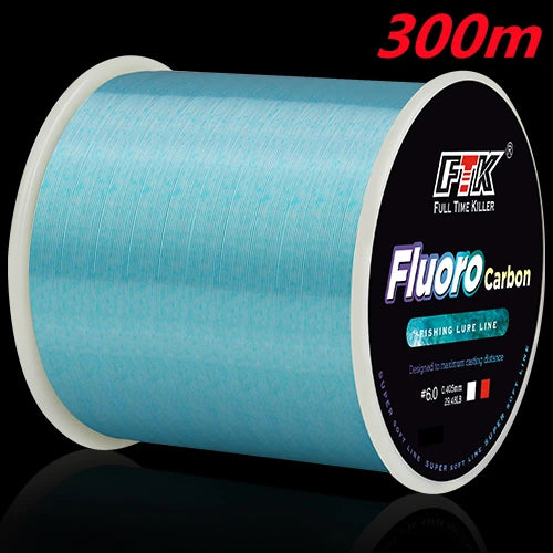 Línea de Pesca Recubierta de Fluorocarbono – 300/500 m
