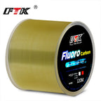 Línea de Pesca Recubierta de Fluorocarbono – 120 m / 0,20–0,60 mm