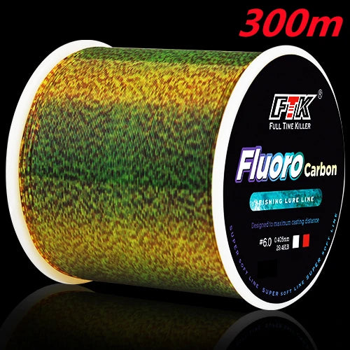 Línea de Pesca Recubierta de Fluorocarbono – 300/500 m