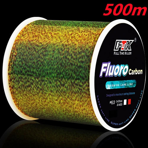 Línea de Pesca Recubierta de Fluorocarbono – 300/500 m