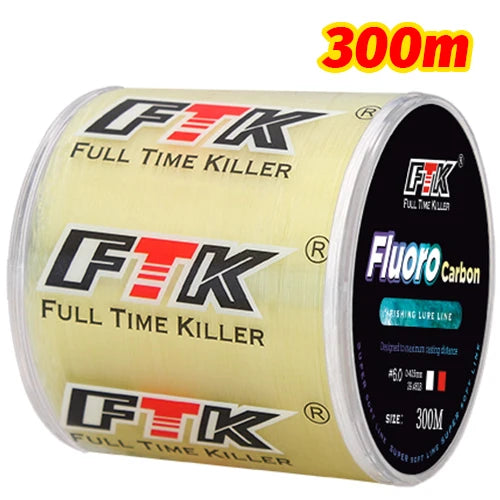 Línea de Pesca Recubierta de Fluorocarbono – 300/500 m