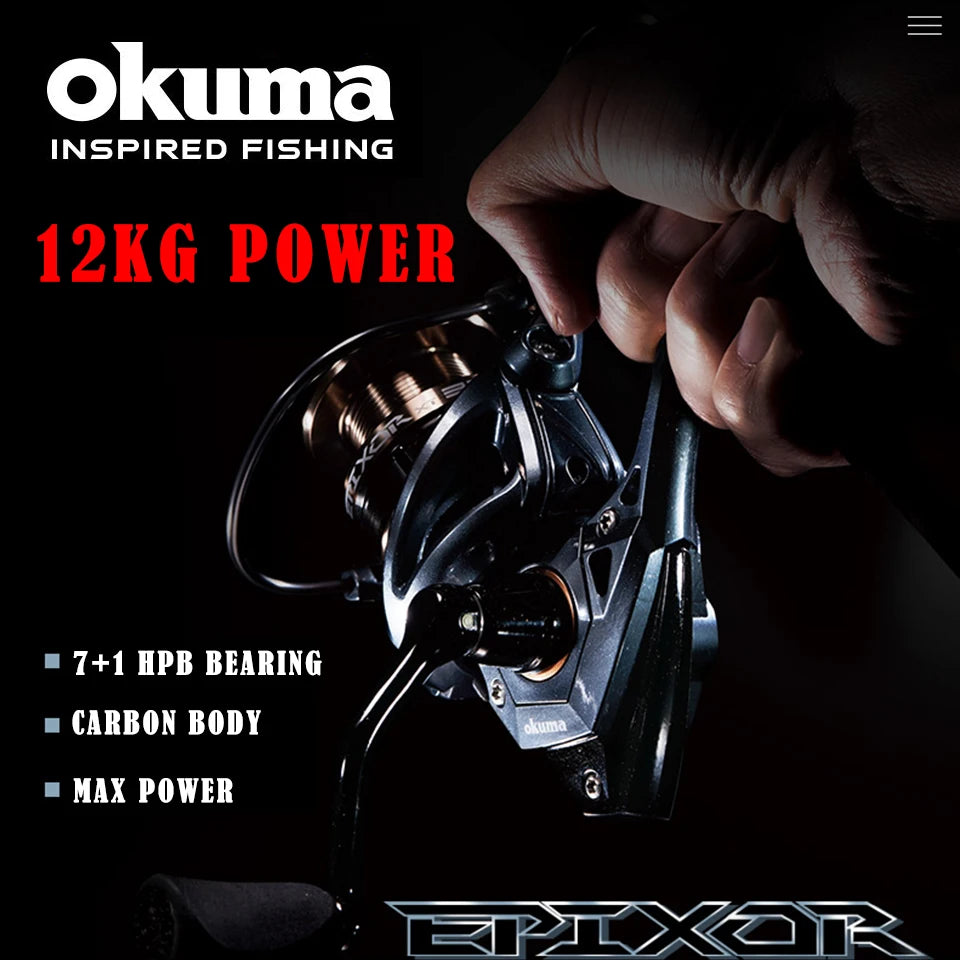 OKUMA Epixor XT – Carrete Spinning 7+1 Rodamientos