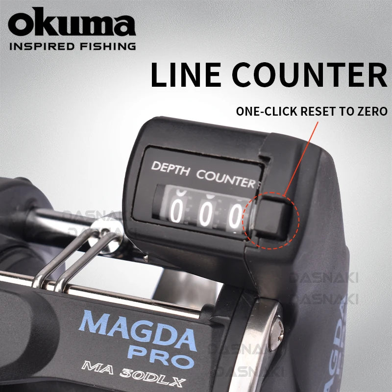 OKUMA Magda DT – Carrete de Curricán