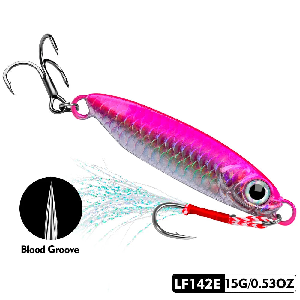 Jig Metálico Slow Jigging – 7–30 g