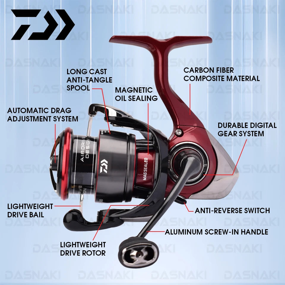 DAIWA 25 Fuego CS LT – Carrete Spinning 1000–6000