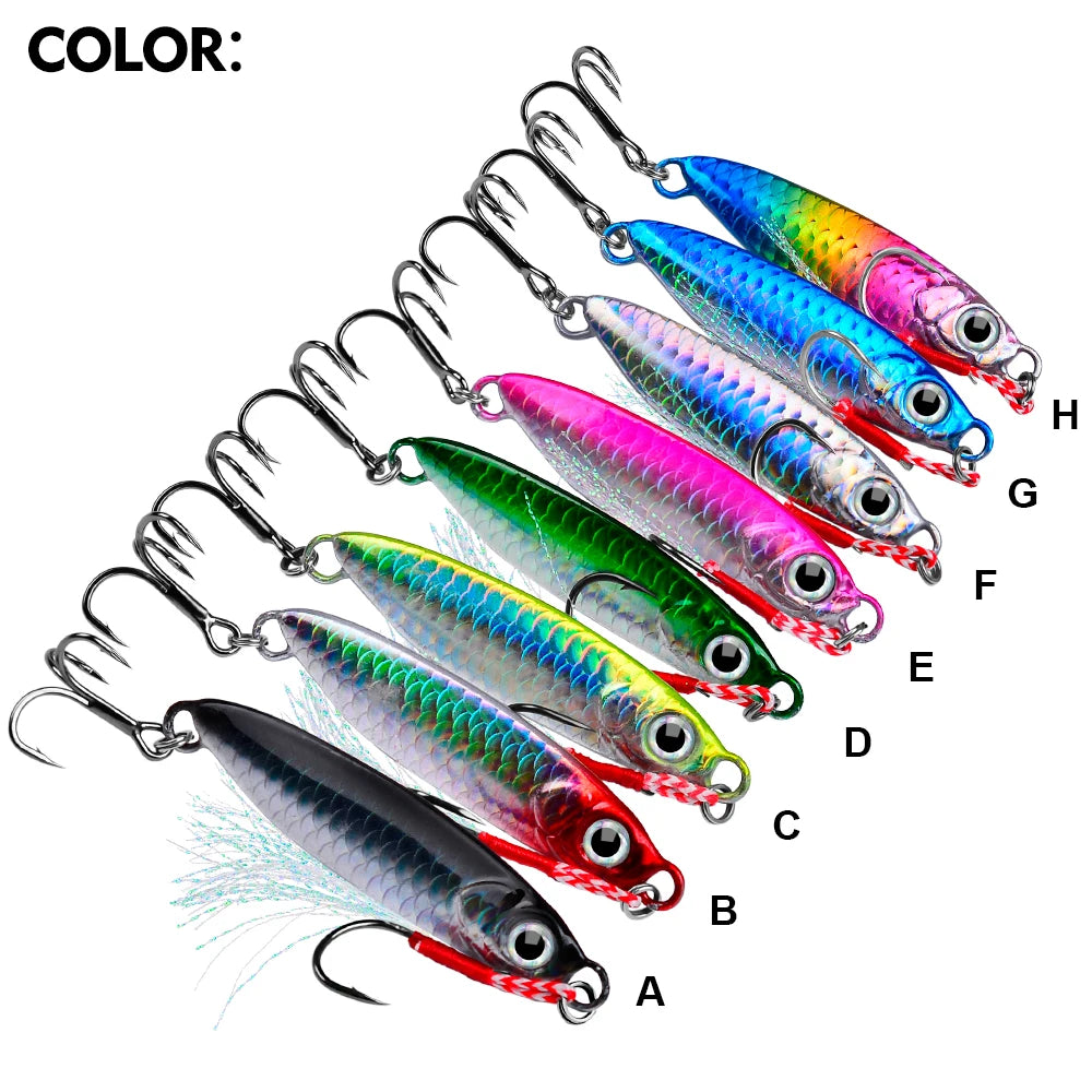 Jig Metálico Slow Jigging – 7–30 g