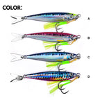 Jig Metálico Slow Sinking con Spinner