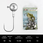Cabezas Plomadas Jig Head – 1,75–120 g (10 uds.)