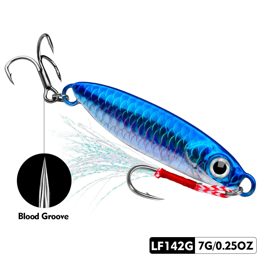 Jig Metálico Slow Jigging – 7–30 g