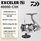 DAIWA Exceler CS LT 2024 – Carrete Spinning 1000–6000