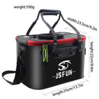 Cubo de Pesca Plegable EVA para Cebo Vivo