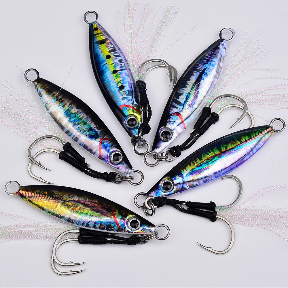 Jig Metálico Fast Sinking – Pack 5 uds.