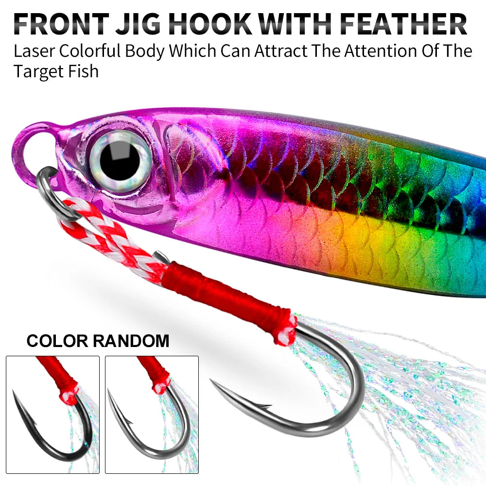 Jig Metálico Slow Jigging – 7–30 g
