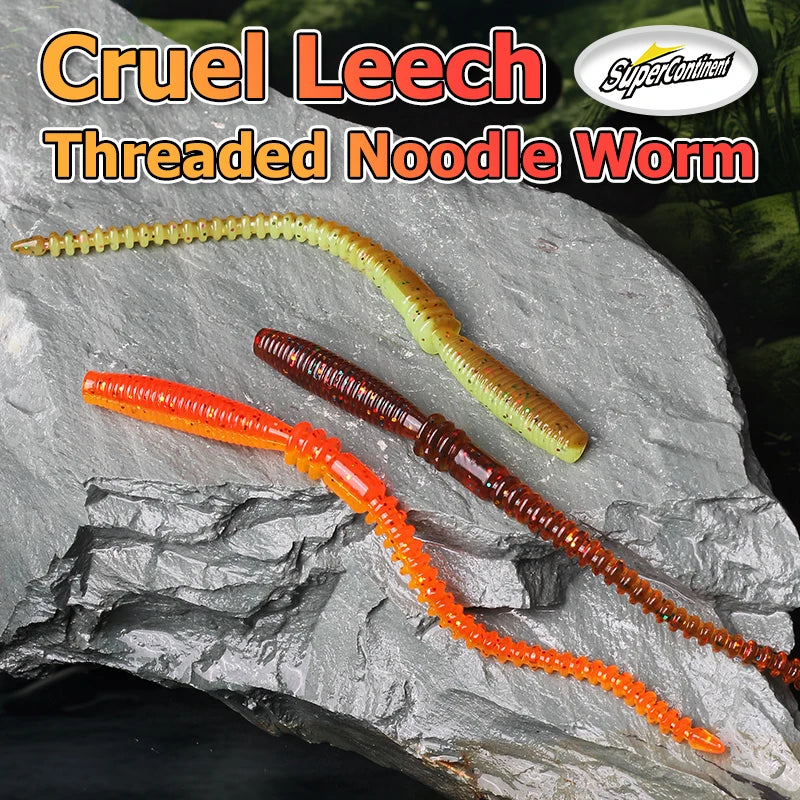 Cruel Leech – Vinilo Worm UV 100 mm (15 uds.)