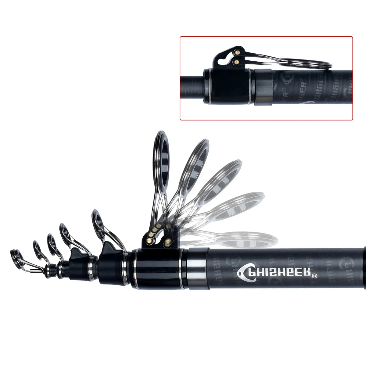 PHISHGER – Caña Telescópica Surfcasting 3,6–4,5 m