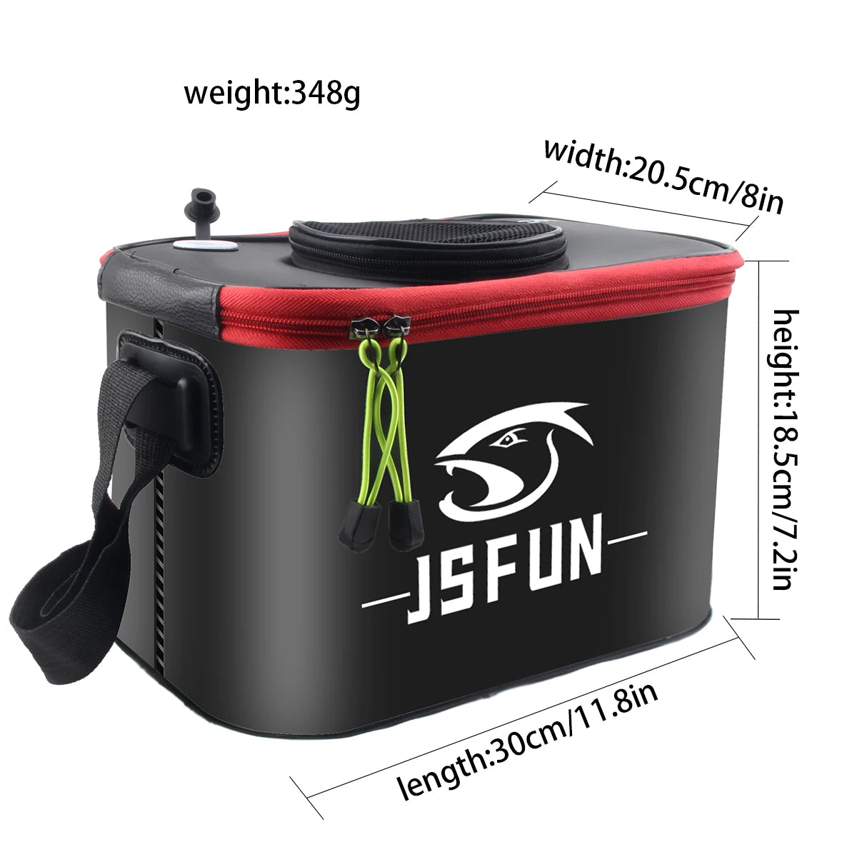 Cubo de Pesca Plegable EVA para Cebo Vivo