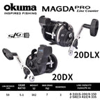 OKUMA Magda DT – Carrete de Curricán
