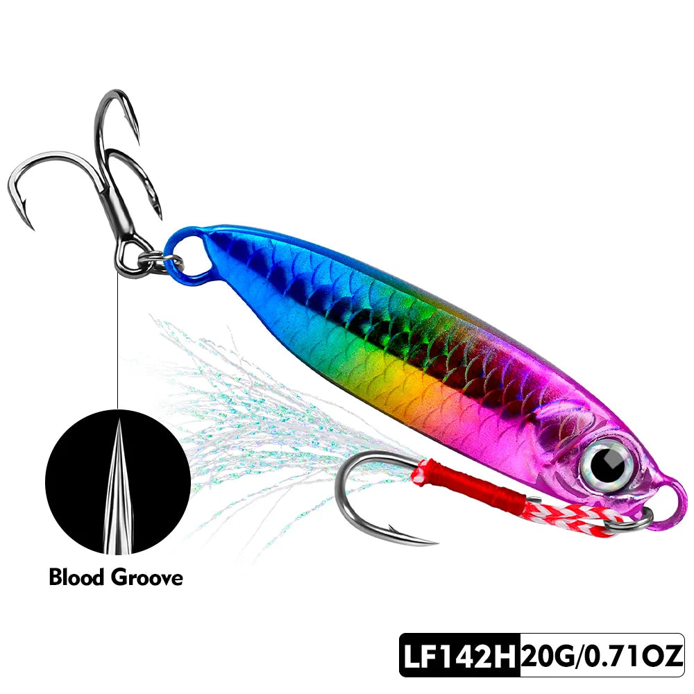 Jig Metálico Slow Jigging – 7–30 g