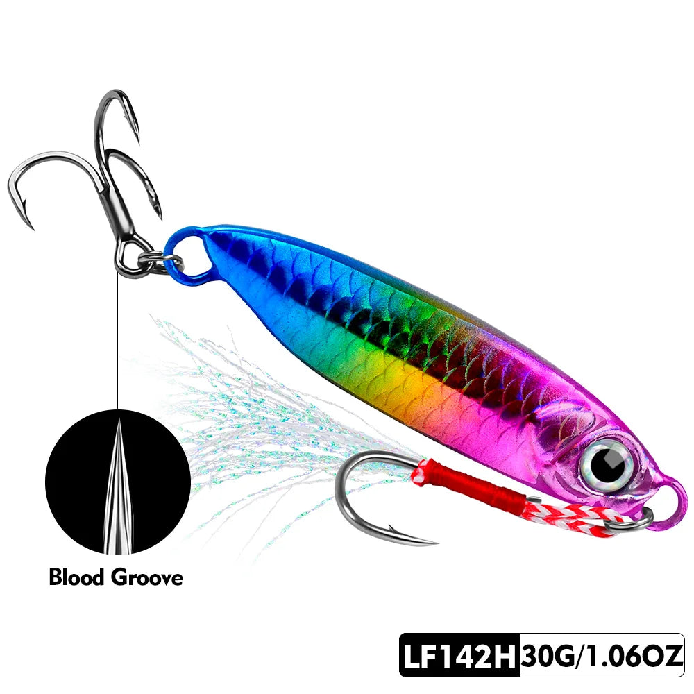 Jig Metálico Slow Jigging – 7–30 g