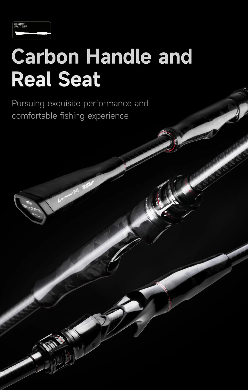 HANDING Blast – Caña Spinning/Casting T1100 Fuji