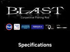 HANDING Blast – Caña Spinning/Casting T1100 Fuji