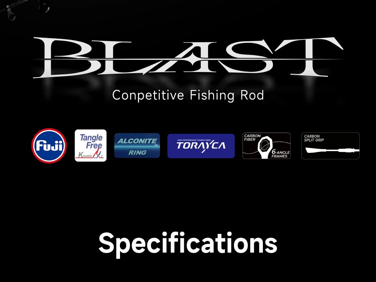 HANDING Blast – Caña Spinning/Casting T1100 Fuji