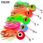 Jig Head con Falda de Pulpo y Assist Hook