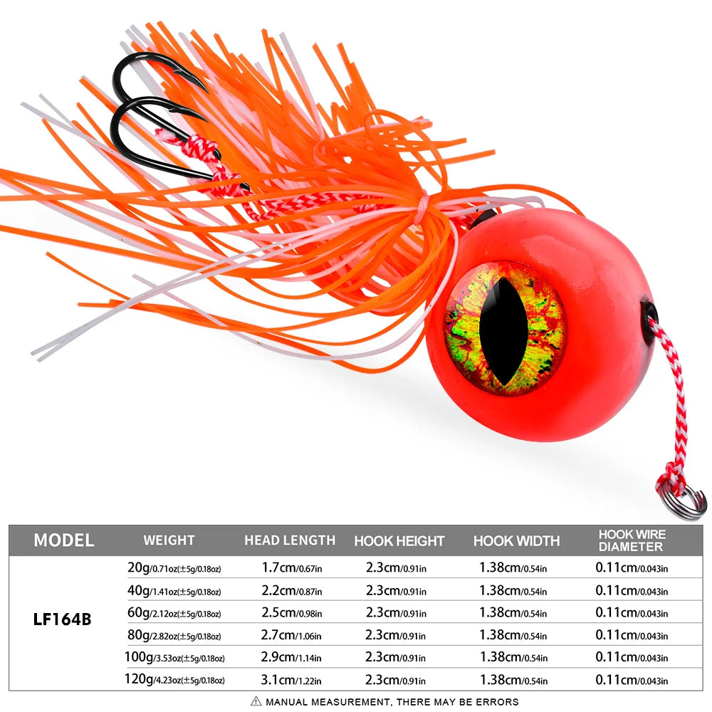 Jig Head con Falda de Pulpo y Assist Hook