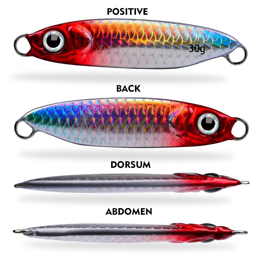 Jig Metálico Slow Jigging – 7–30 g