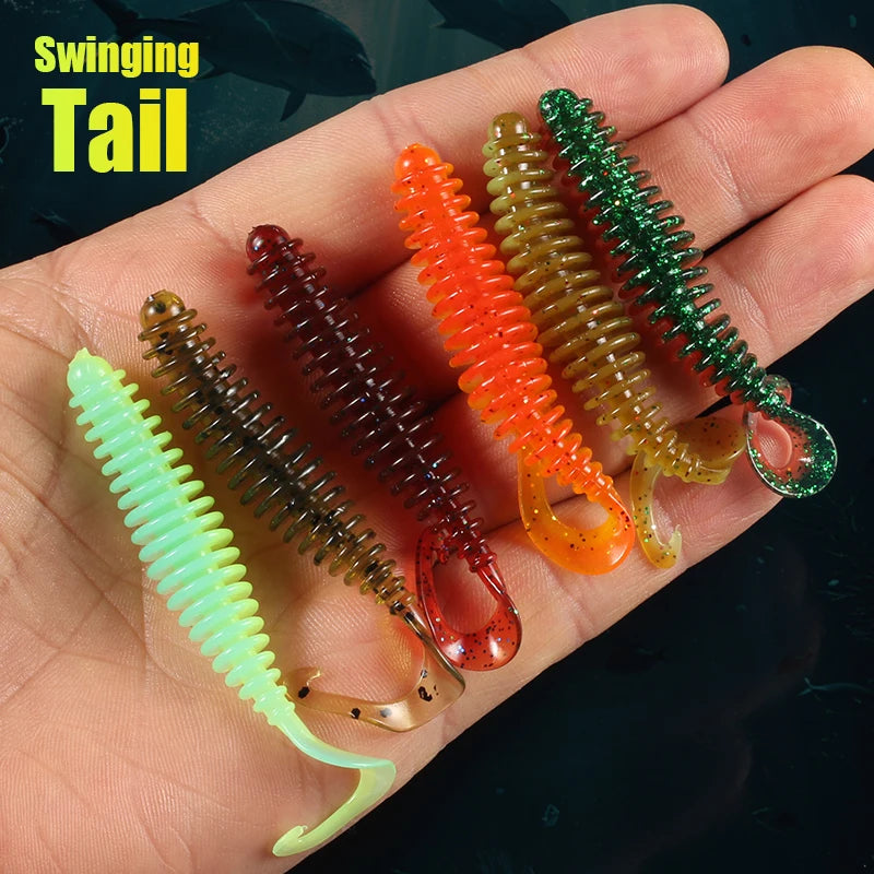 Tanan-Tail – Vinilo Blando 50/65 mm para Carpa y Lubina