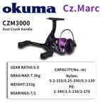 OKUMA Crazy Marc – Carrete Spinning 7+1 Rodamientos