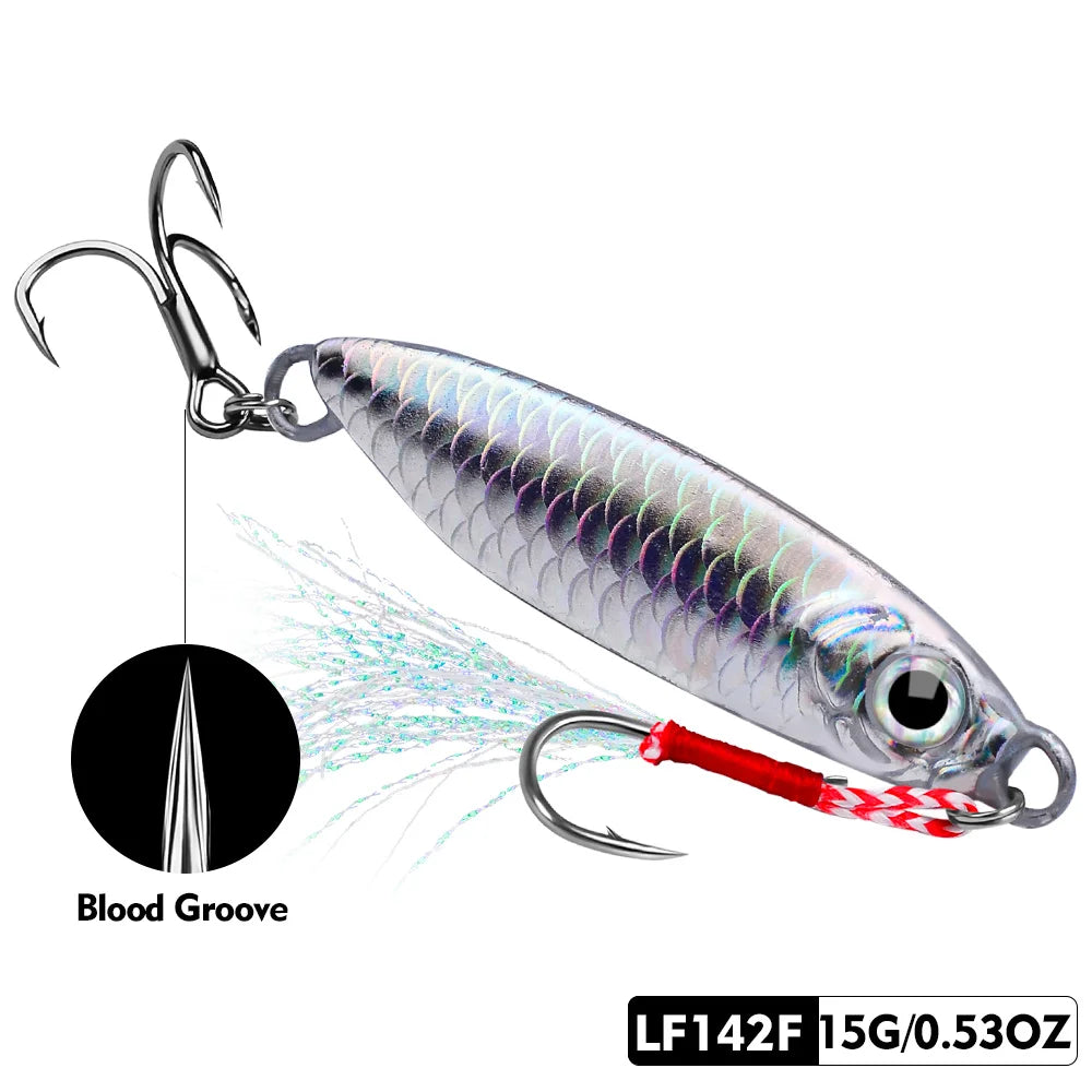 Jig Metálico Slow Jigging – 7–30 g