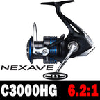 SHIMANO Nexave – Carrete Spinning 1000–5000