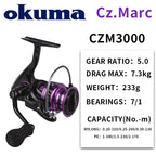 OKUMA Crazy Marc – Carrete Spinning 7+1 Rodamientos