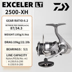 DAIWA Exceler CS LT 2024 – Carrete Spinning 1000–6000