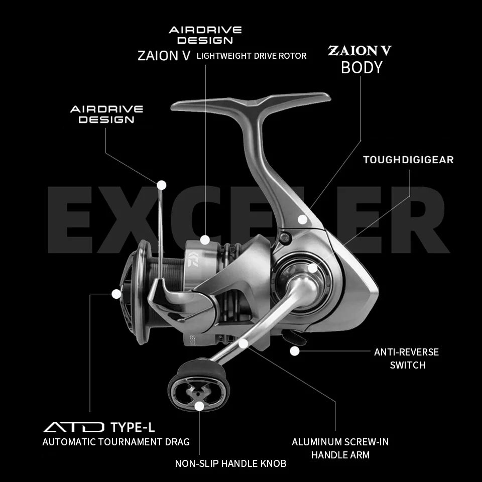 DAIWA Exceler CS LT 2024 – Carrete Spinning 1000–6000