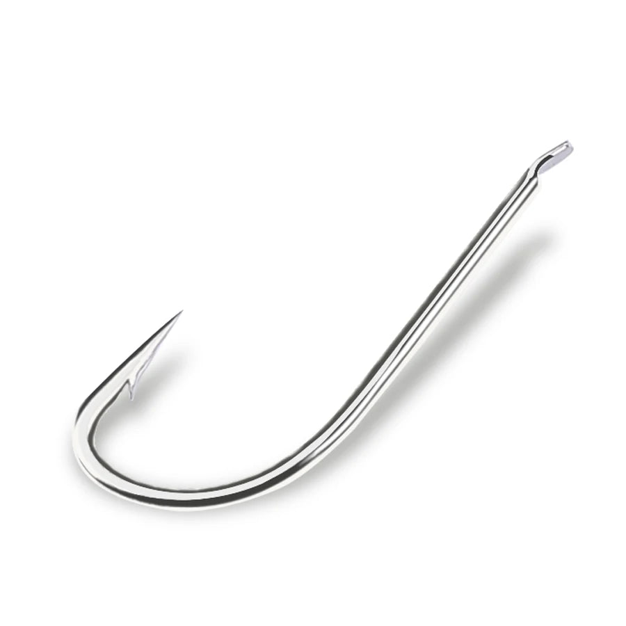 Anzuelos de Caña Larga 1#–10# – Pack 100 uds.