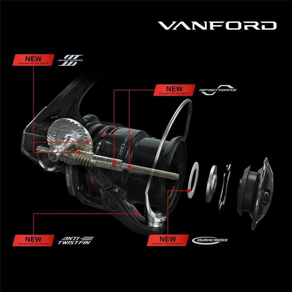 SHIMANO 24 Vanford – Carrete Spinning 1000–5000