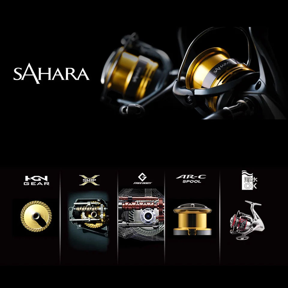 SHIMANO Sahara – Carrete Spinning