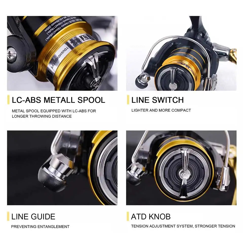 DAIWA Crossfire LT – Carrete Spinning 1000–6000