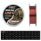 Línea de Pesca Recubierta de Fluorocarbono – 0,14–0,50 mm