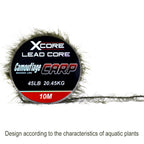 Línea Leadcore Camuflaje para Carpfishing – 10 m / 45–55 lb