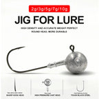 Cabezas Plomadas Jig Head – 1,75–120 g (10 uds.)