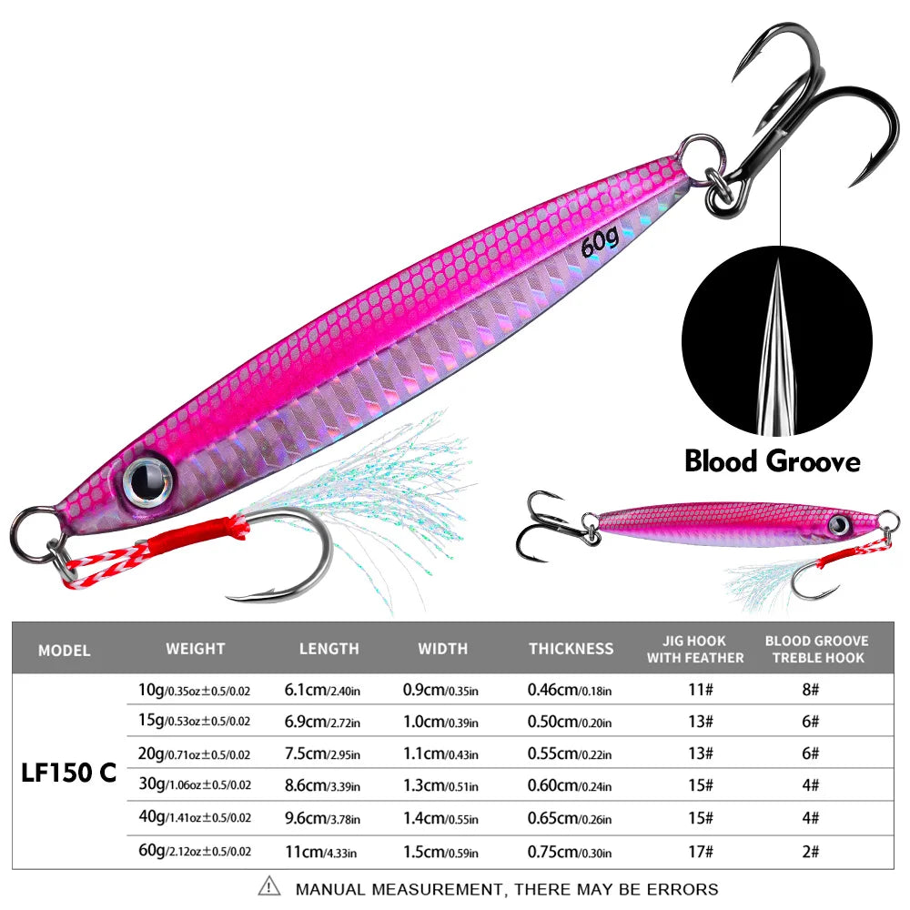 LF150 – Jig Metálico para Depredadores