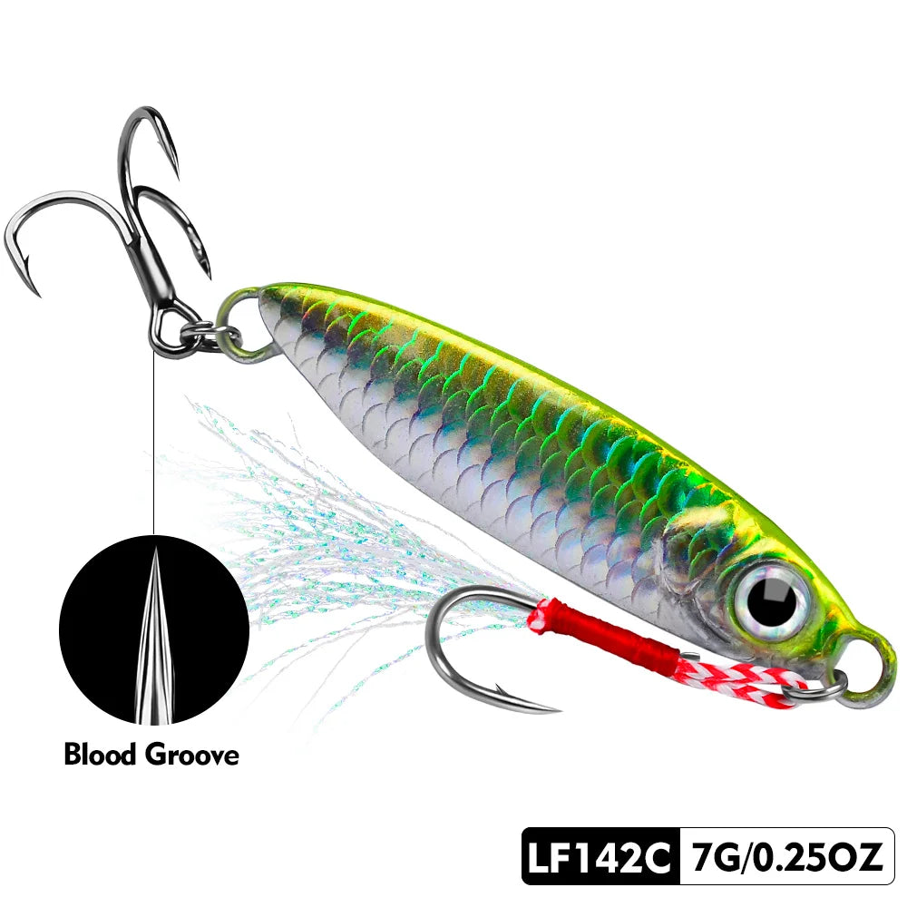 Jig Metálico Slow Jigging – 7–30 g